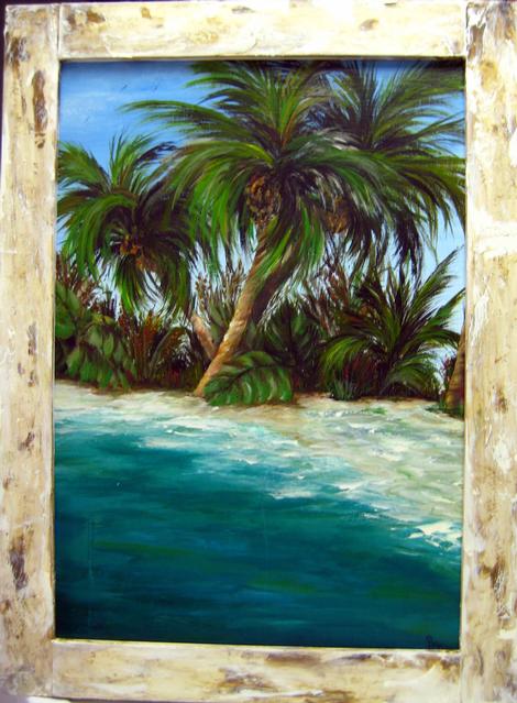 Private Beach - framed